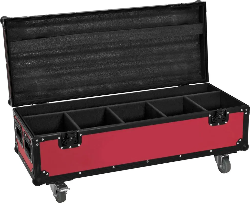 Flightcase de Rangement pour 4 Projecteurs LED Umbrella avec Roulettes