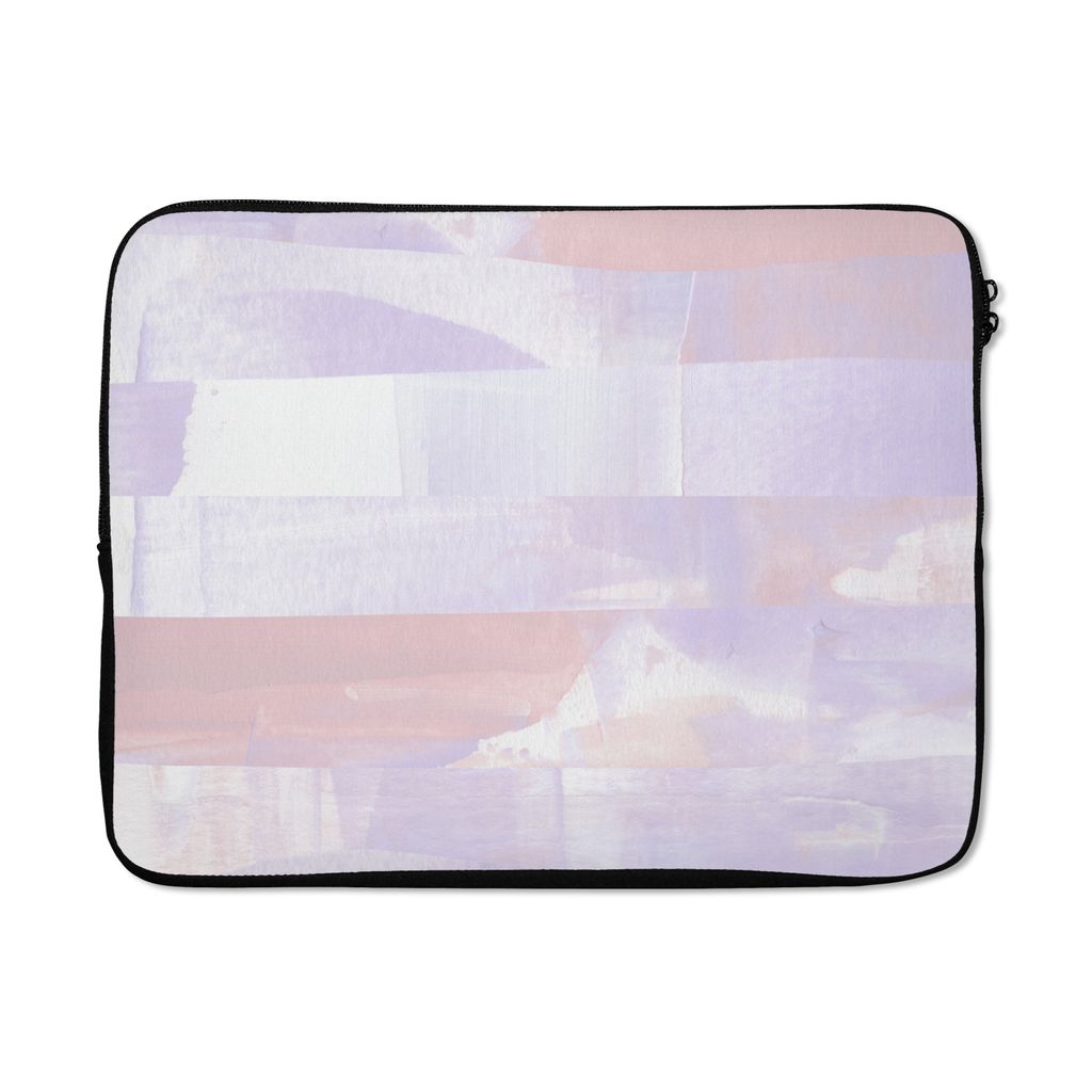 MuchoWow Laptop Hülle 17 Zoll Laptoptasche Pastell - Farbe - Gestaltung - Zipper - Schutzabdeckung