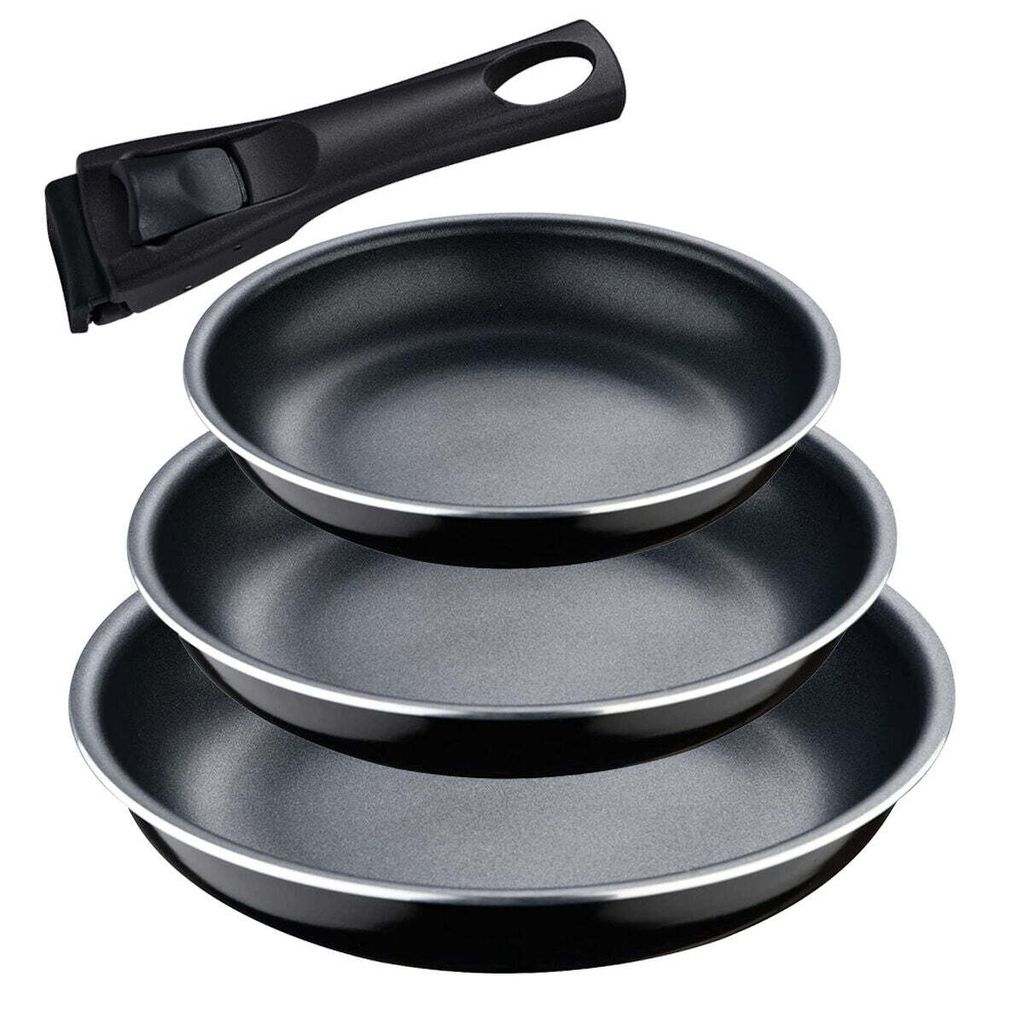 Set 3 Pfannen (18+20+24cm) click & cook bergner Produktbild 