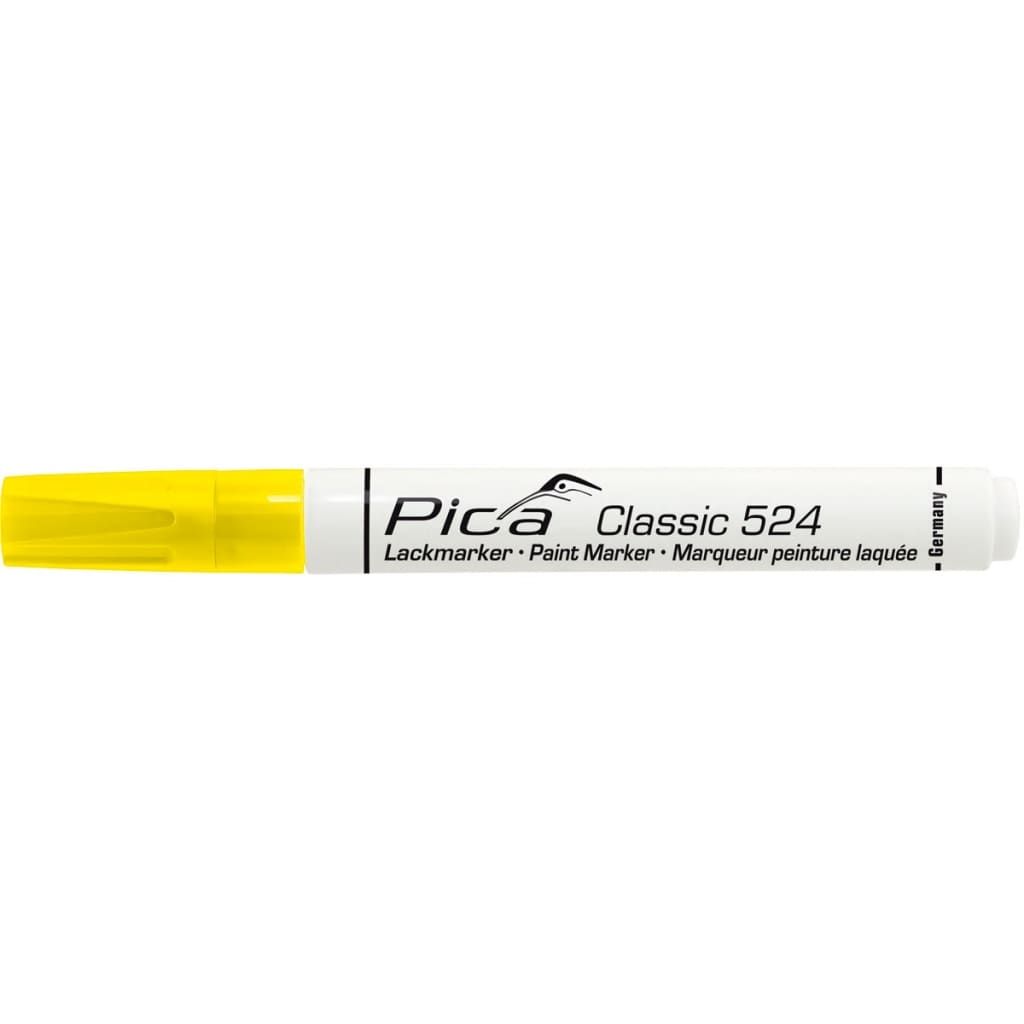 Pica Lack-/Industriemarker 2-4 mm, Rundspitze Gelb