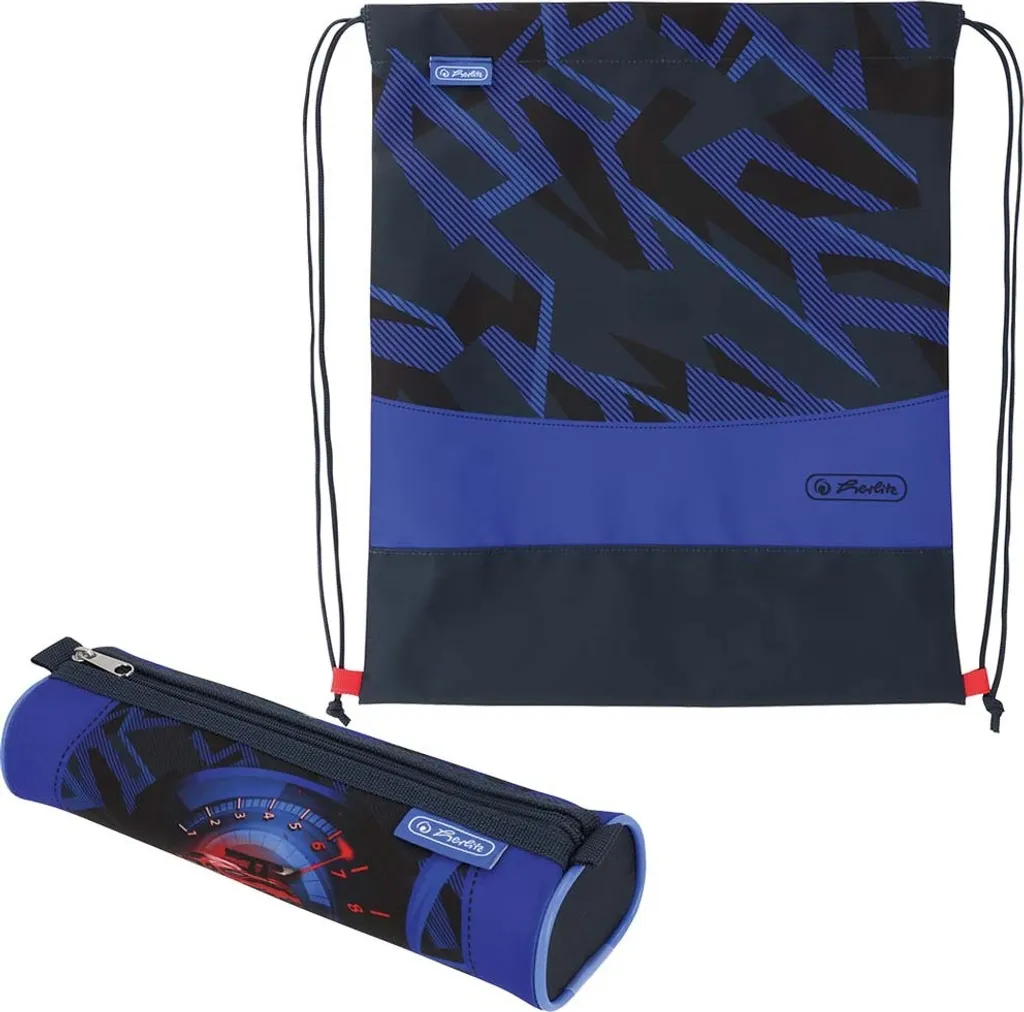 herlitz 50046232 herlitz Schulranzen-Set Loop Plus High Speed Kunstfaser blau - 10