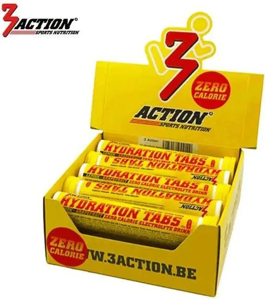 3action Hydration Tabs Citron Tube 20 Tabs Boîte de 10 - 1202040001