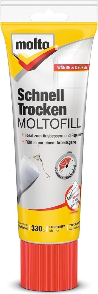 Molto Schnell Trocken Moltofill, Weiß, Fertig gemischt, Produktbild 