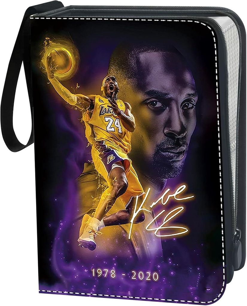 Basketball Sammelalbum, Sportkartenalbum, 55 Seiten, 440 Karten Kapazität, Tragbar Wasserdicht PolyurethanKartenhalter, Kartenordner Heft