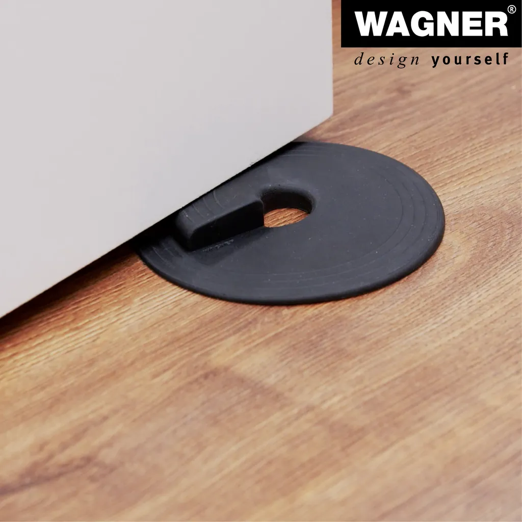 Arrêt de porte au sol WAGNER EH 6981 design yourself blanc et robuste