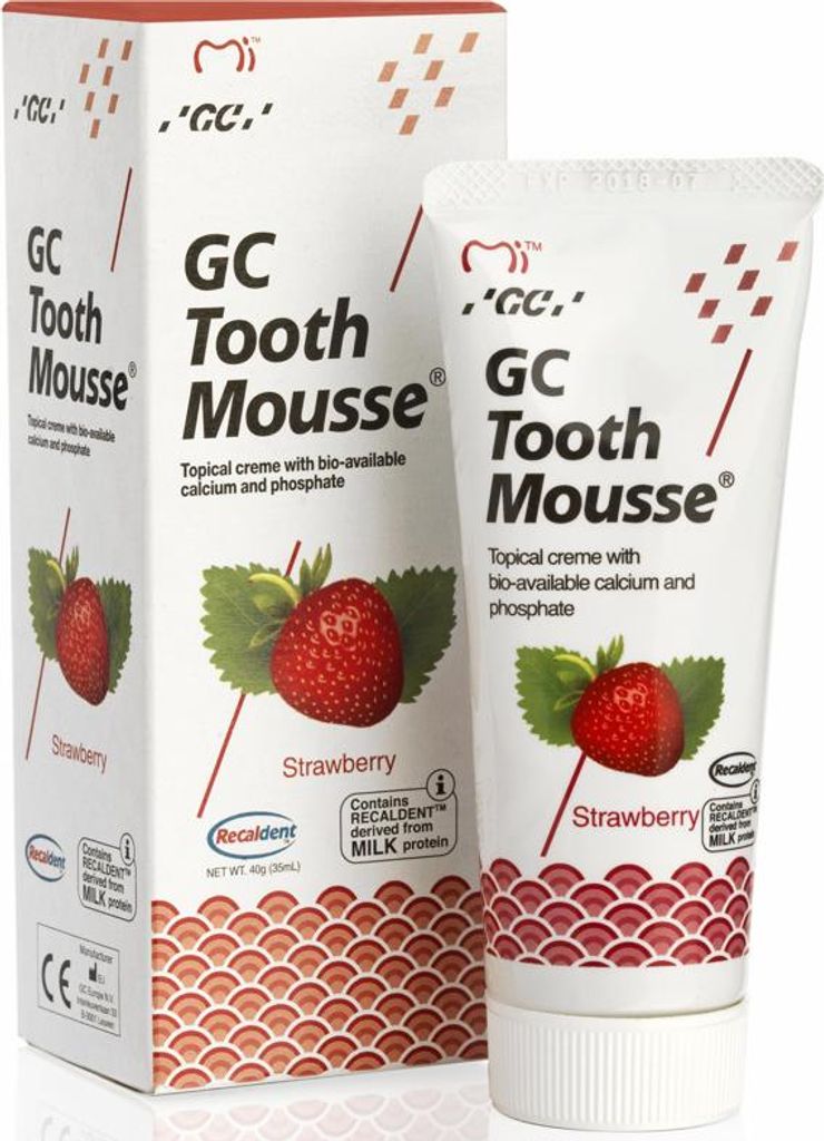 Gc | Zahnpasta - Zahnpasta Tooth Mousse - 35 Ml - Erdbeere Produktbild 