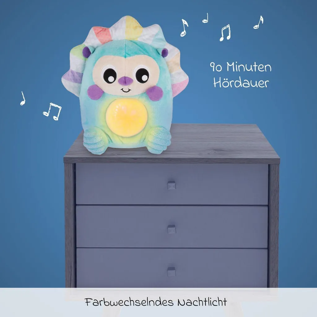 Veilleuse Musicale Bébé Ange d'Endormissement Playgro Multicolore Soft - 13