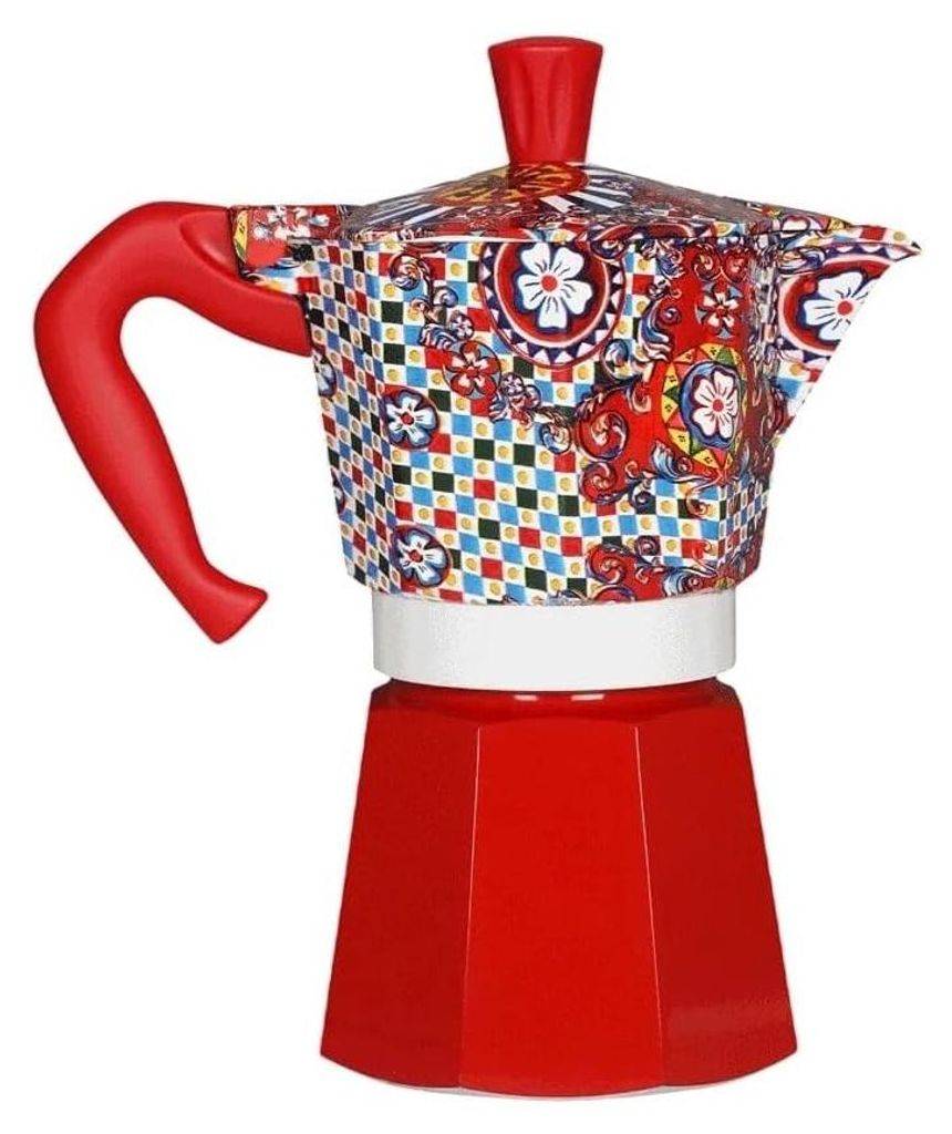 Bialetti Dolce&Gabbana Moka Express, Mokka-Kanne, Blau, Produktbild 