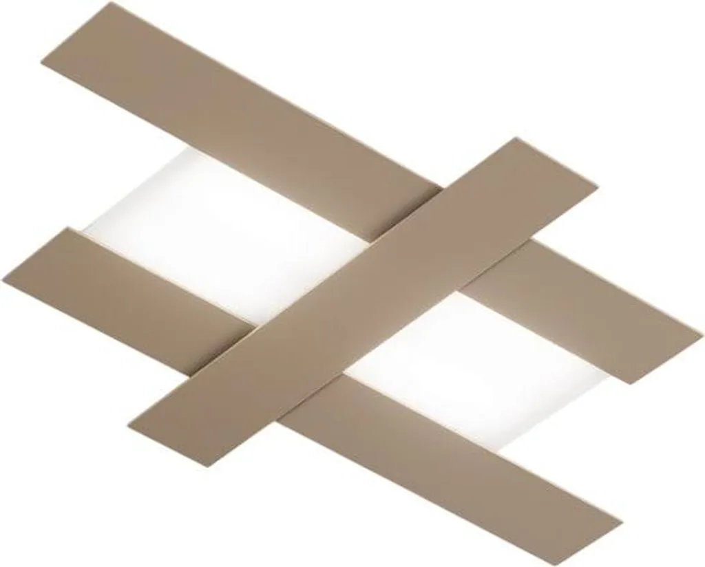 Applique LED 40W 2620lm Acier Gris Tourterelle - Lumière Chaude 3000K
