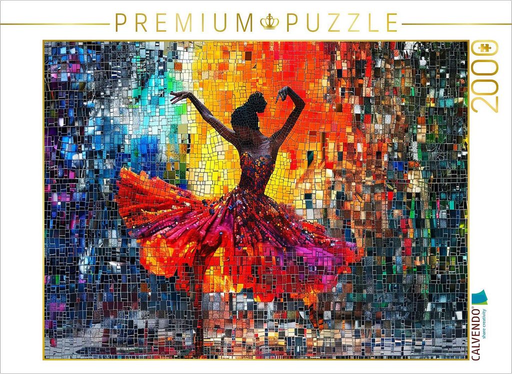 CALVENDO Puzzle Tänzerin | 2000 Teile Lege-Größe 90x67cm Produktbild 