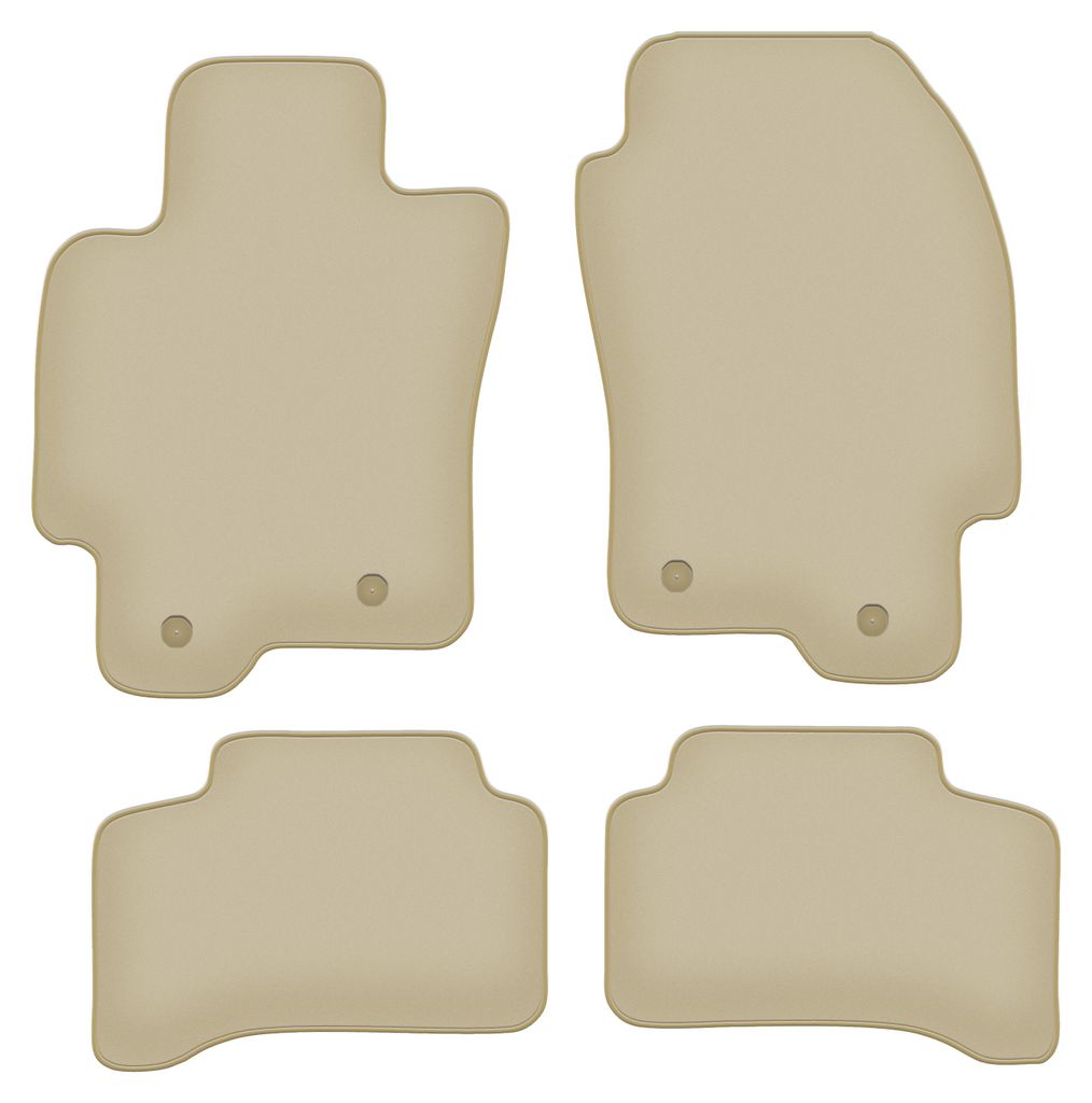 Tapis de sol velours PREMIUM beige compatibles avec Jaguar Image du produit 