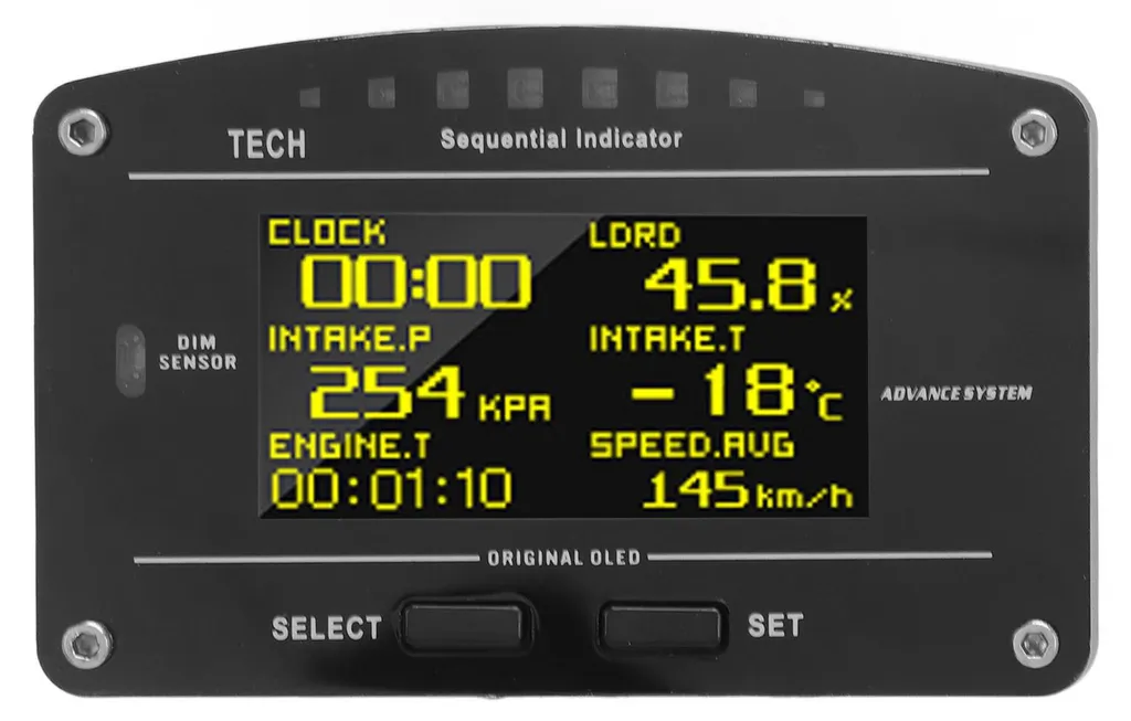 Écran OBD2 multifonctionnel et précis : Affichage 9V-16V pour diagnostic