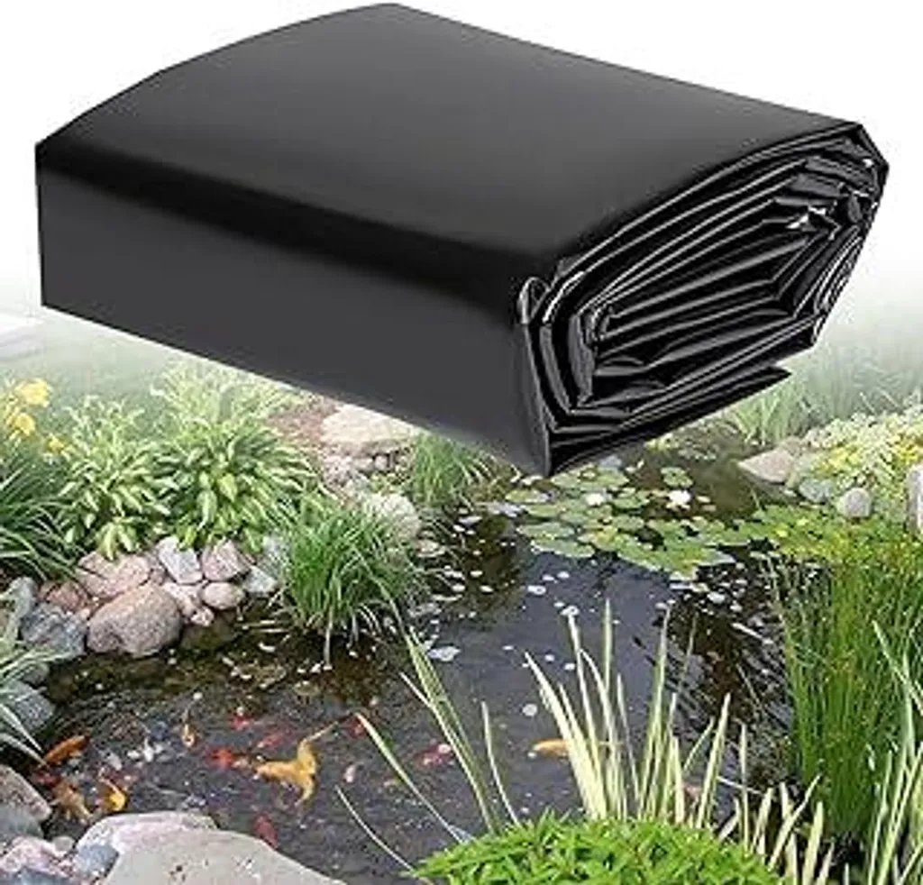 Telone Laghetto HDPE 2x2m Pesante - Telo per Fontane e Cascate