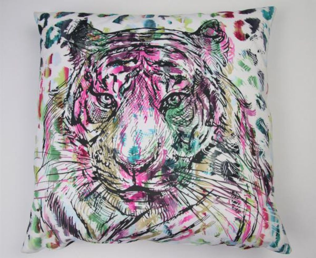 Madison Sierkussen 45x45 cm Tiger multi