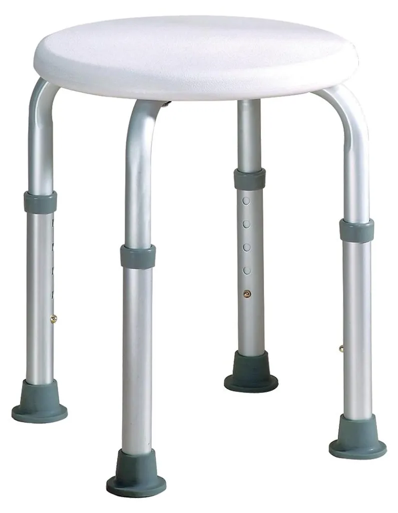 Tabouret de baignoire M-1020 assise ronde antidérapante et robuste