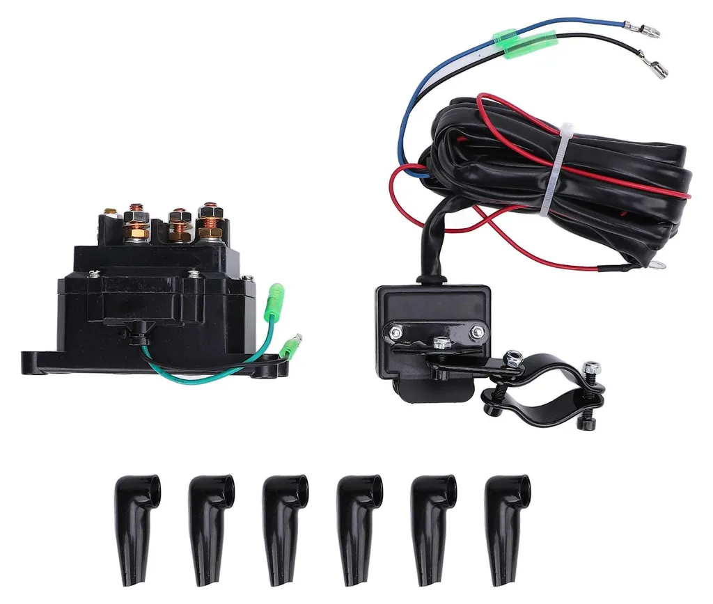 Relais treuil robuste 12V 250A - Haute sécurité pour camions et UTV