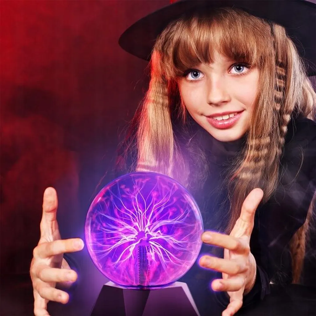 Grande Boule Plasma de 30 cm Effet Éclair Lampe en Verre Interactive - 8