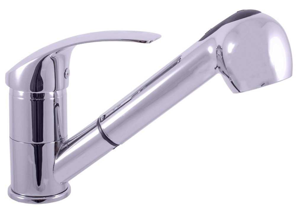 Spültischmischer MISSISSIPI mit ausziehbarer Handbrause in Chrom RAV SLEZAK