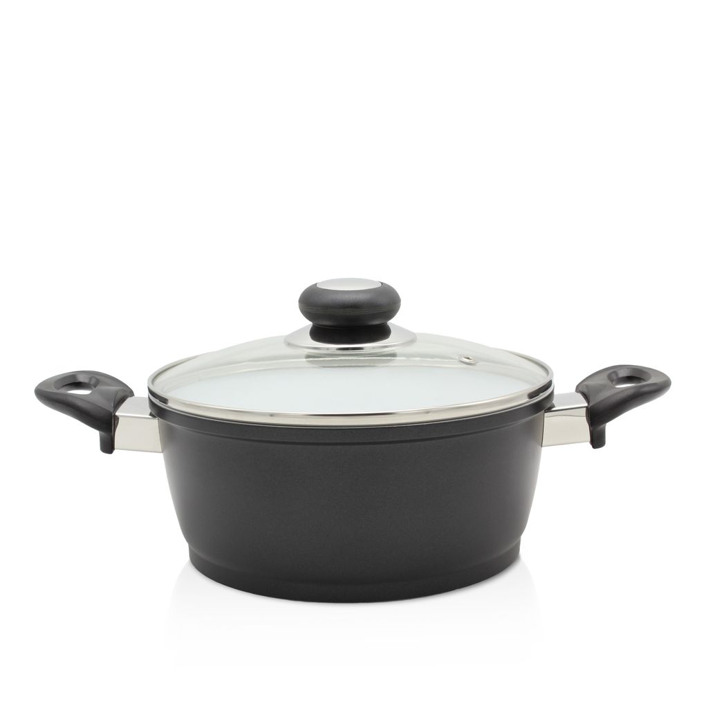 Karl Krüger 22020O Aluguss-Topf Oslo mit Glasdeckel, 20 cm Produktbild 