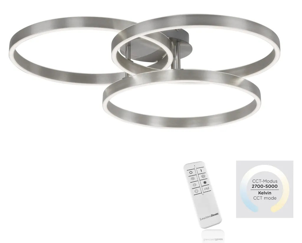 Plafonnier LED pour Grand Salon et Bureau Éclairage Variable 5000 lm