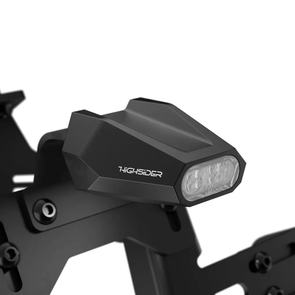 Feu arrière HIGHSIDER pro Split-V LED noir transparent homologué E