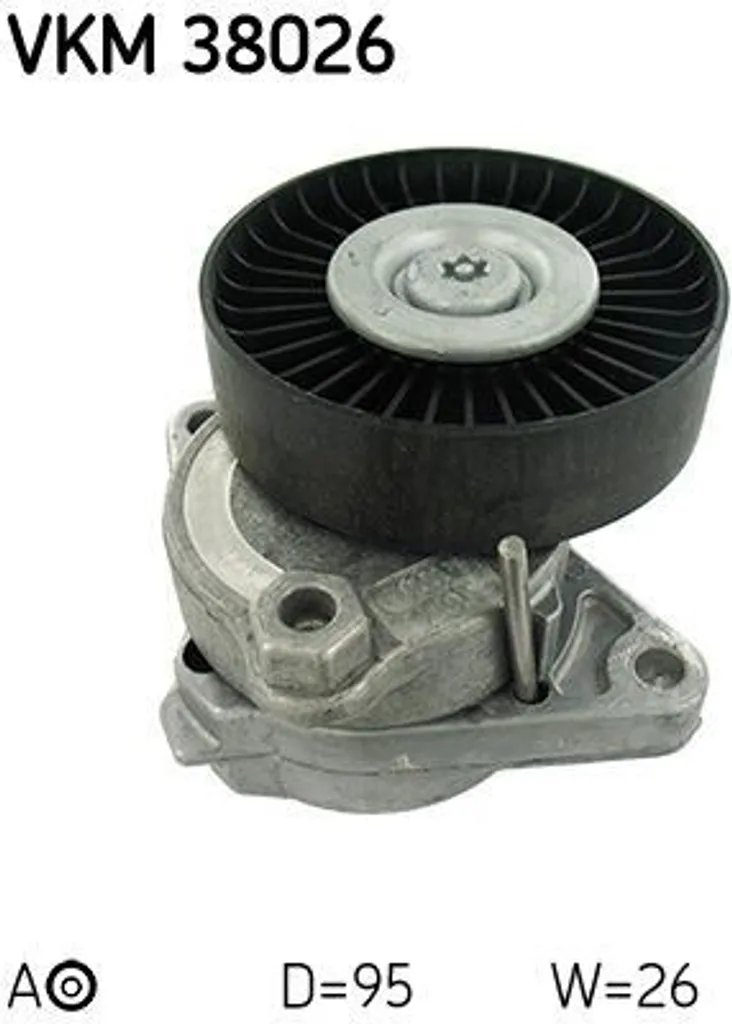 Kit Courroie SKF VKMA 38034 pour Mercedes-Benz Classe E W211 Berline