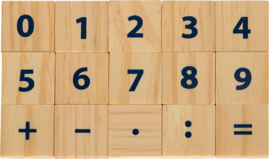 Small Foot Set de Réglettes en Bois pour Apprendre à Compter et Calculer - 10