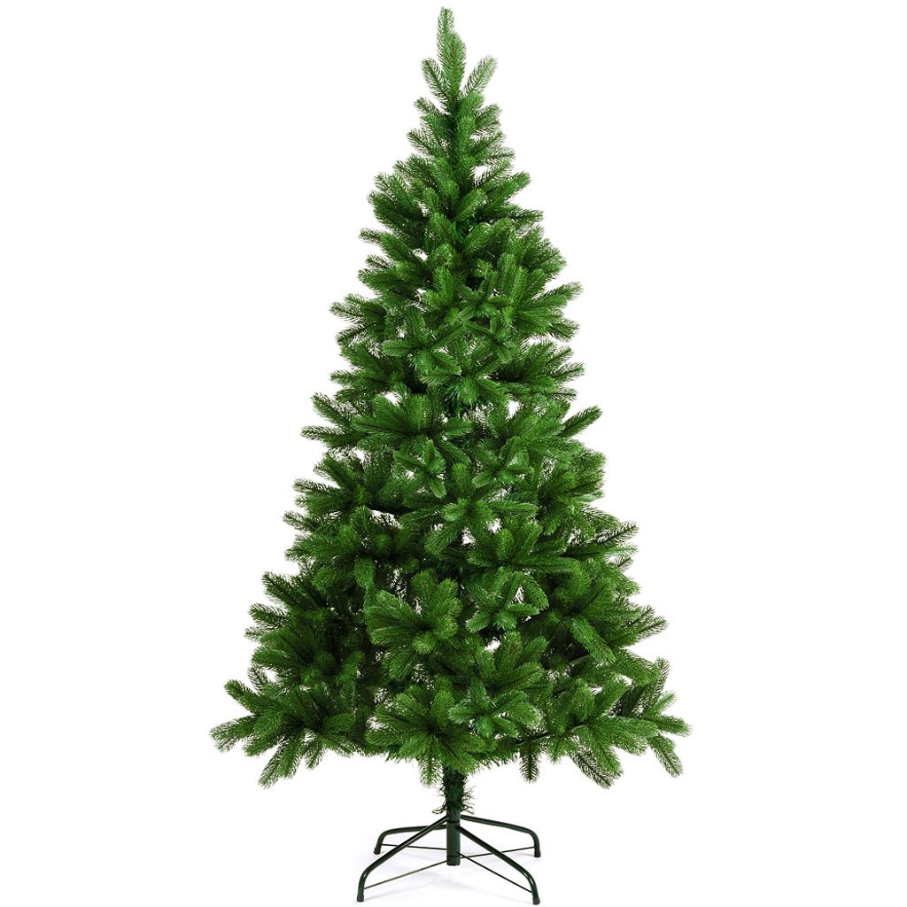 60-240cm PVC Weihnachtsbaum Künstlicher Tannenbaum Dekobaum Ständer Grün 