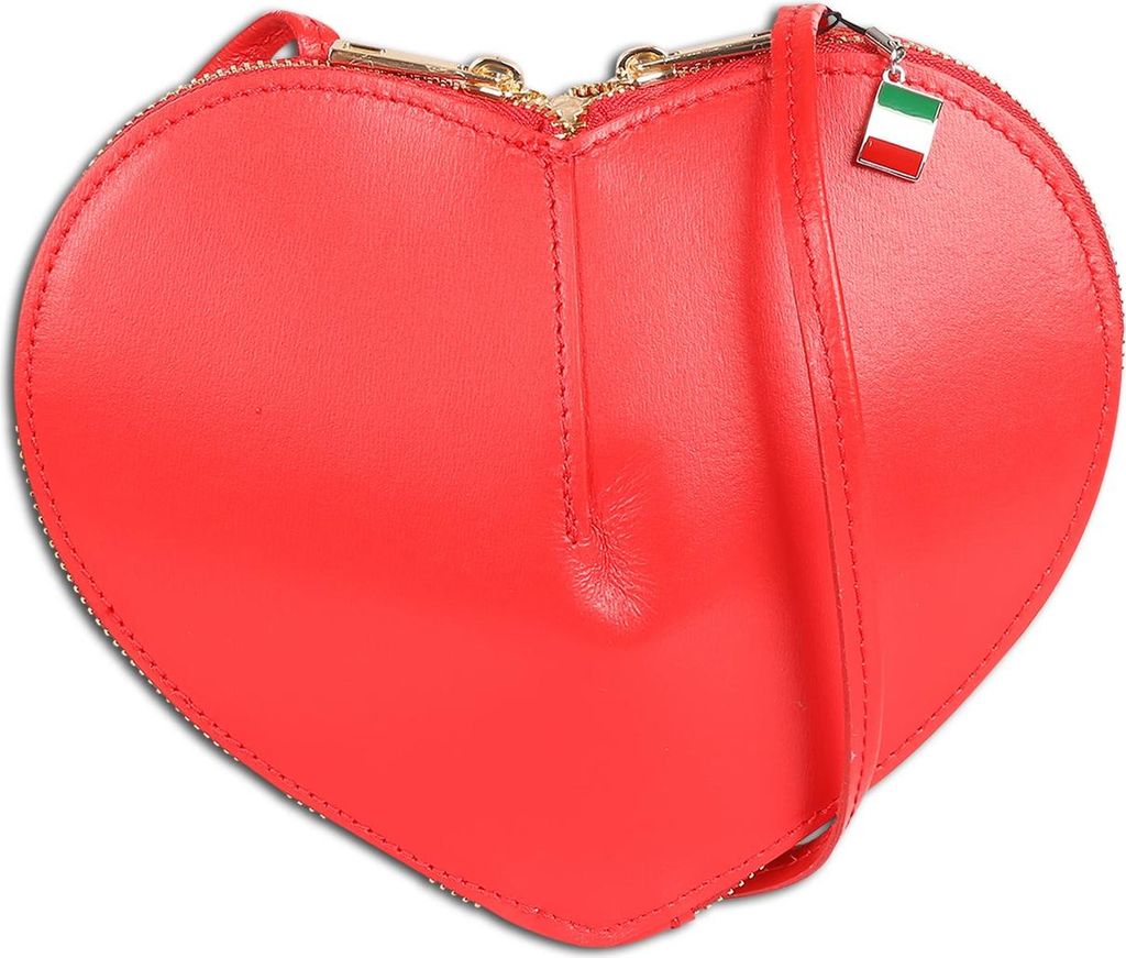 Florence Leder Tasche Damen Umhängetasche rot 6x22x16cm OTF846R3