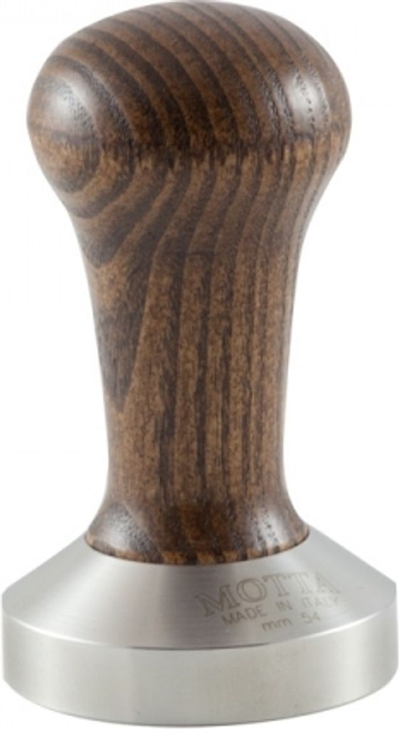 Motta Tamper 54 mm Edelstahl-Basis Holzgriff braun Produktbild 