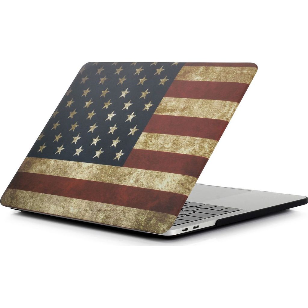 Mobigear Design MacBook Pro 16 Zoll (2019-2020) Hardcase Hülle MacBook Case - US Flag - Model A2141