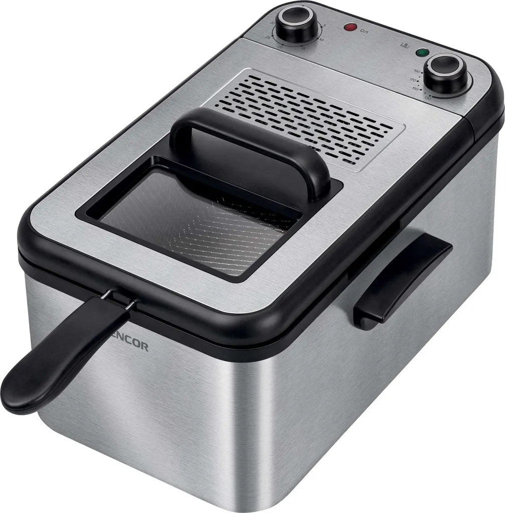 Friteuse à Huile Traditionnelle SENCOR 3,2 Litres Inox et Antiadhésive