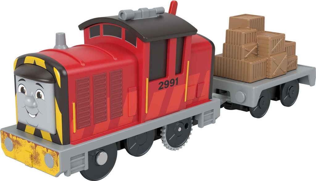 Fisher Price - Motorisierte Lokomotive SALTY mit Wagen Produktbild 