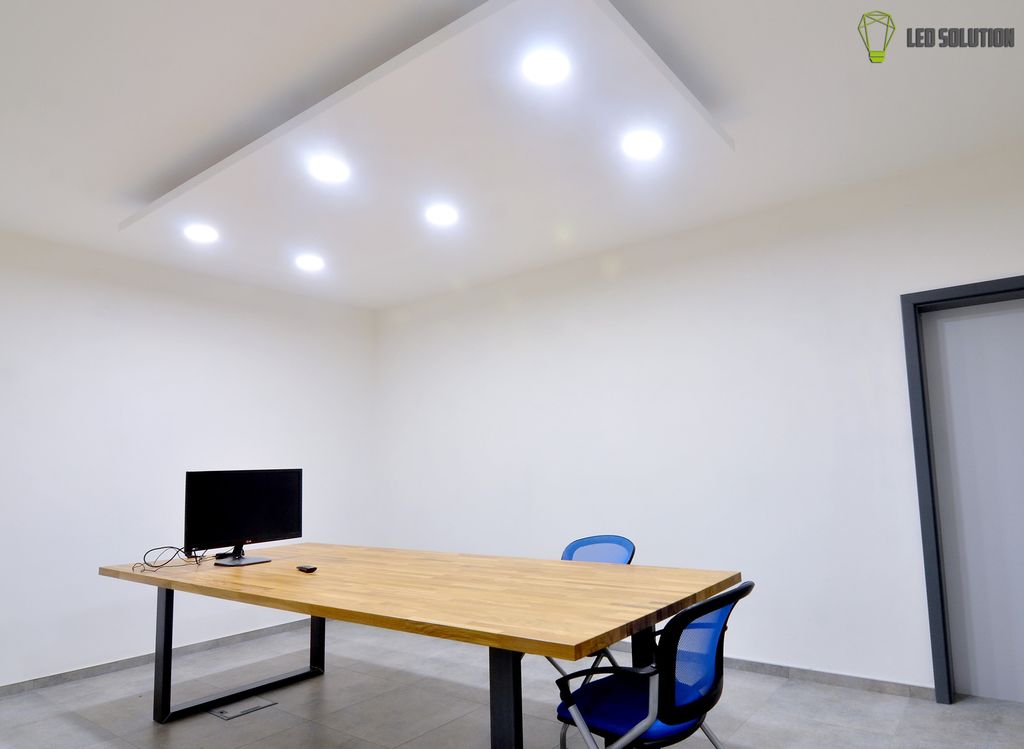 LED Solution Bílý vestavný LED panel kulatý 300mm 24W Barva Obrázek produktu 5