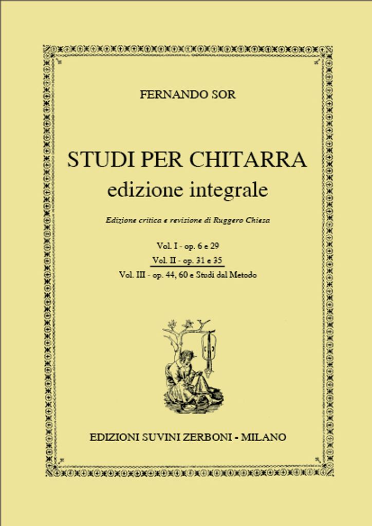 Studi vol.2 (op.31 e op.35)per chitarra