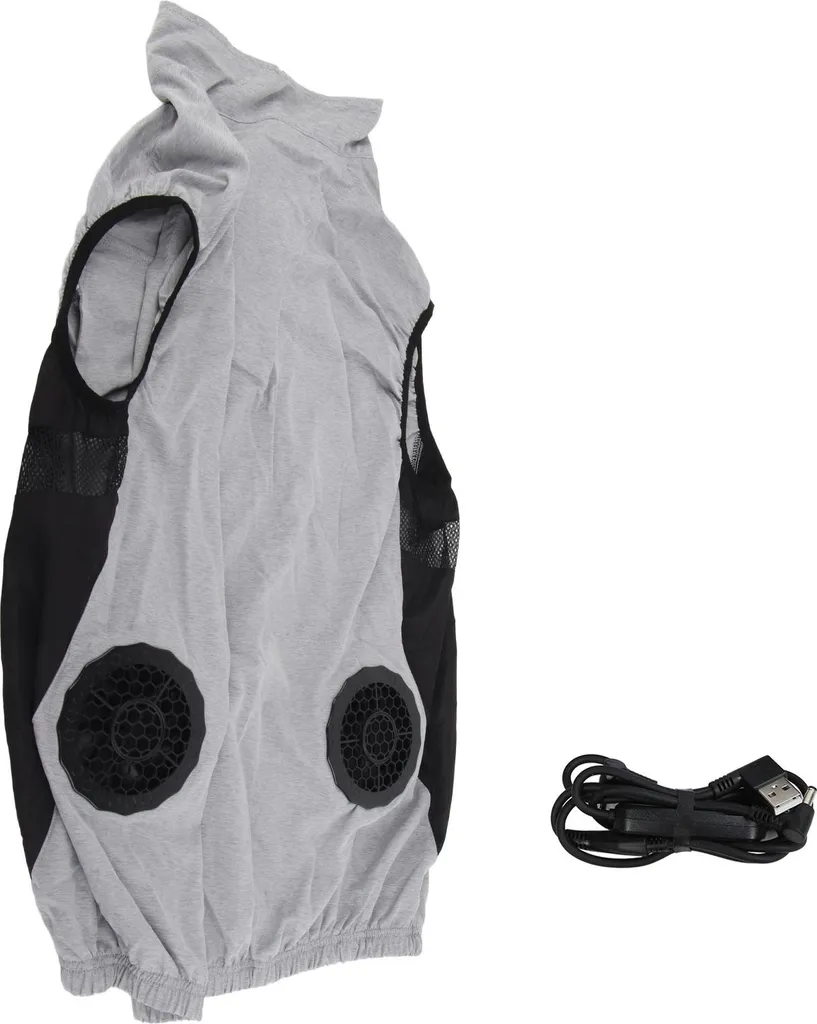 Gilet réfrigérant respirant à 3 vitesses avec double ventilation USB