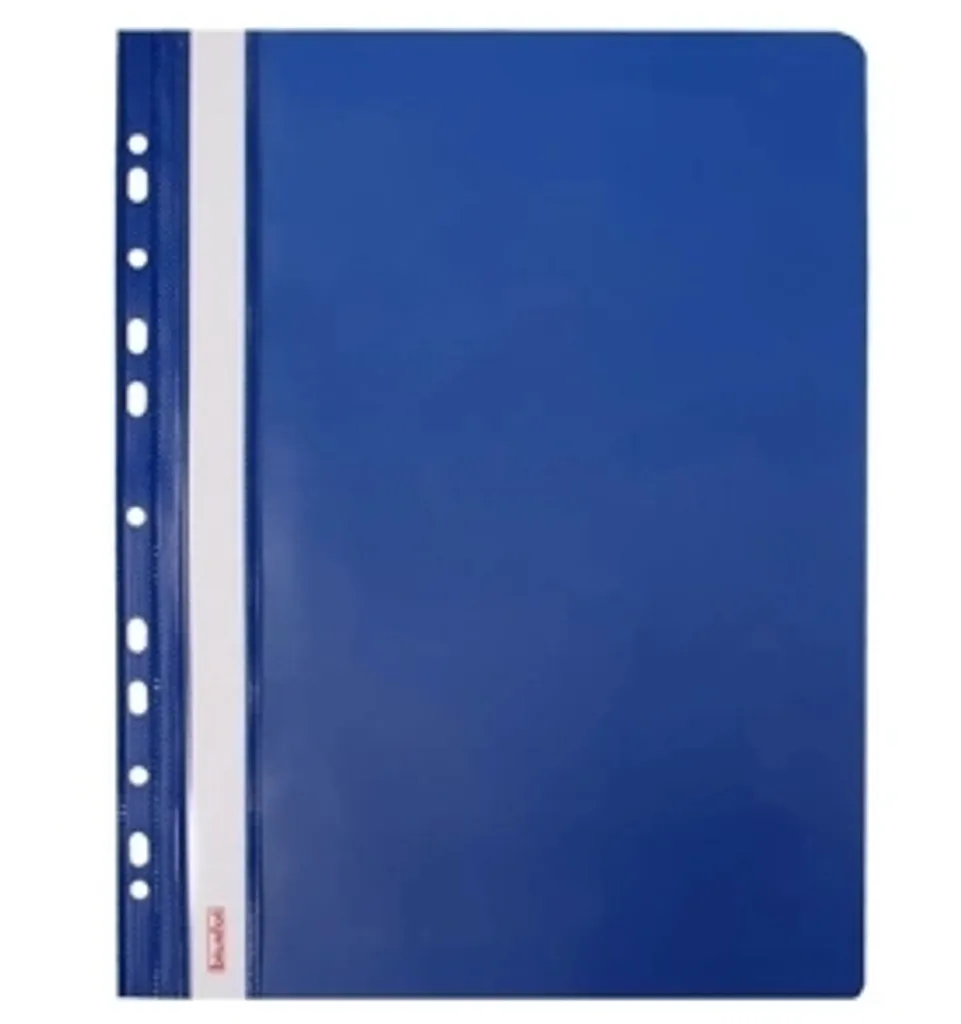 Organizer in plastica con ritagli euro - Blu scuro