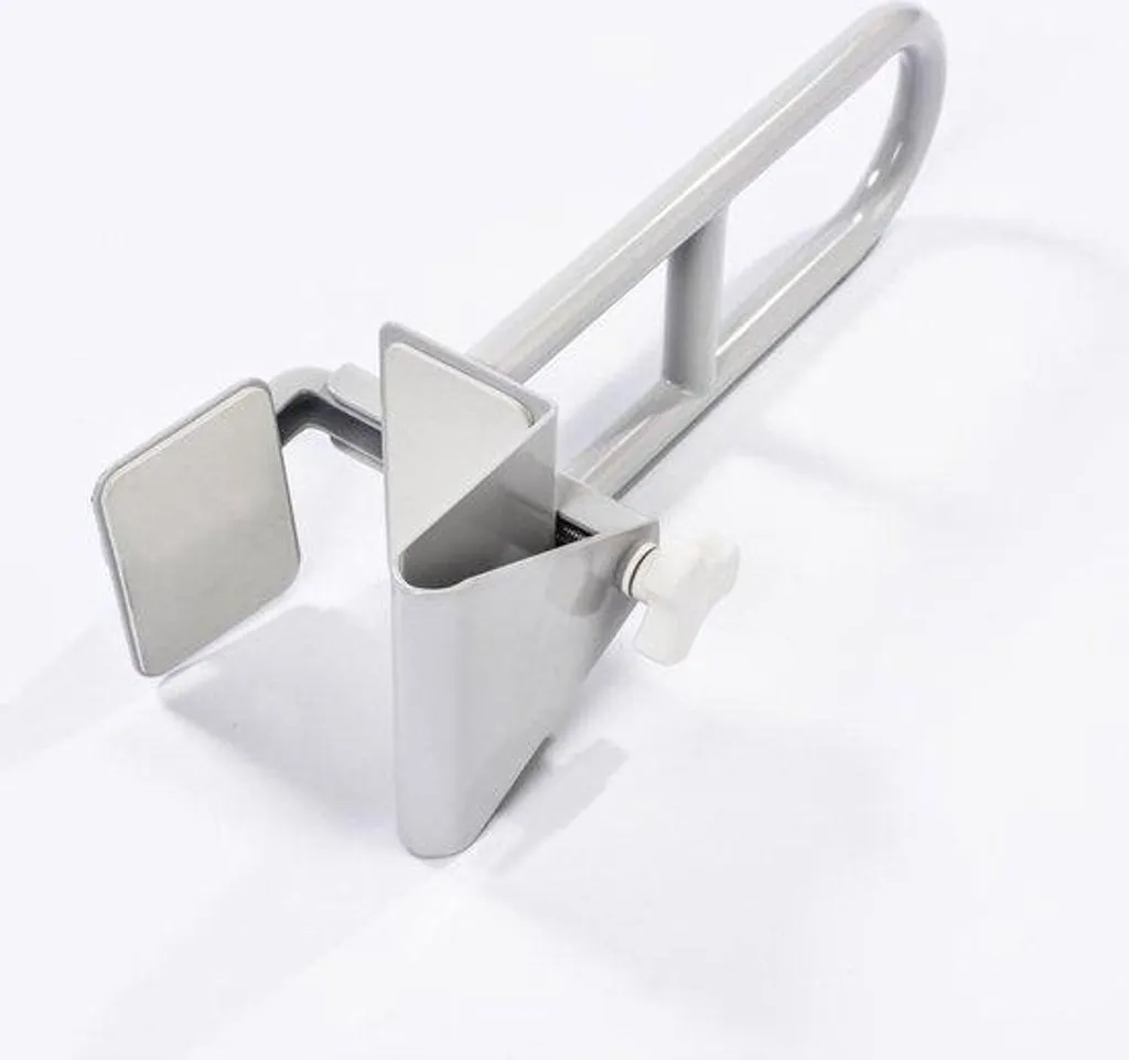 Barre d'appui pour salle de bain en acier inoxydable poli - 40 cm