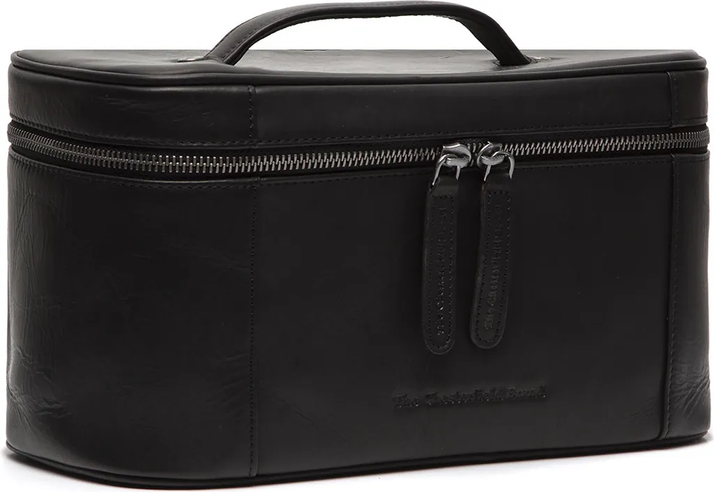 Organiseur de Maquillage Limone Noir Cuir pour éviter le Désordre