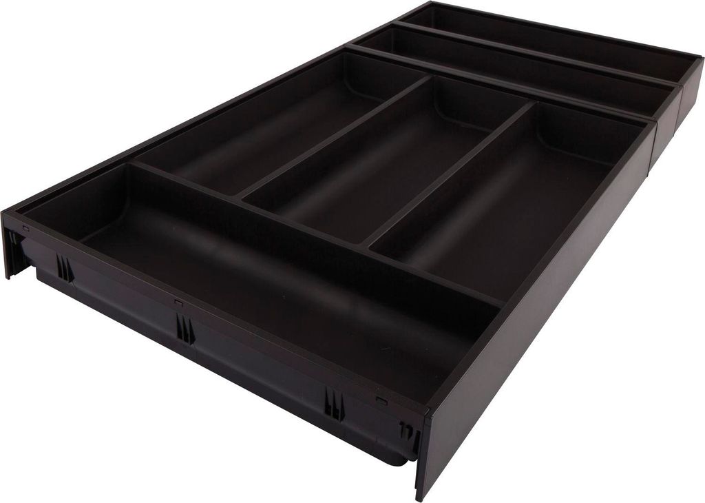 BLUM AMBIA-LINE Besteckeinsatz NL650mm,B300mm, Stahl carbonschwarz