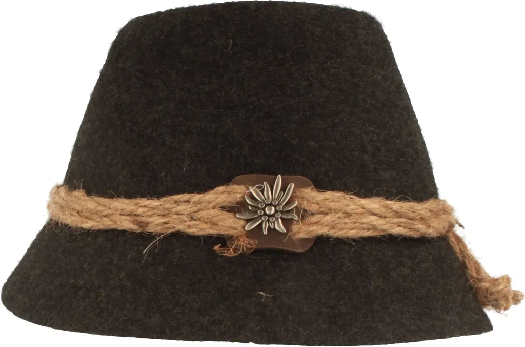 Cappello Oktoberfest Sepplhut Hut-Breiter | Feltro Lana Alta Qualità