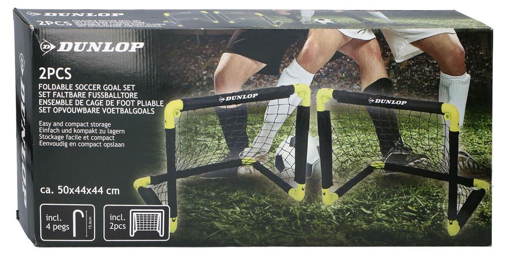 Dunlop Football Goal Set - Zwei Stück - Fußbälle - Image du produit 