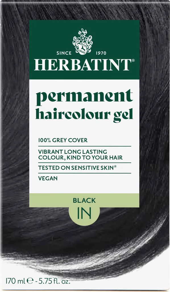 Herbatint 1N Noir : Coloration pour Cuir Chevelu Sensible sans Irritation