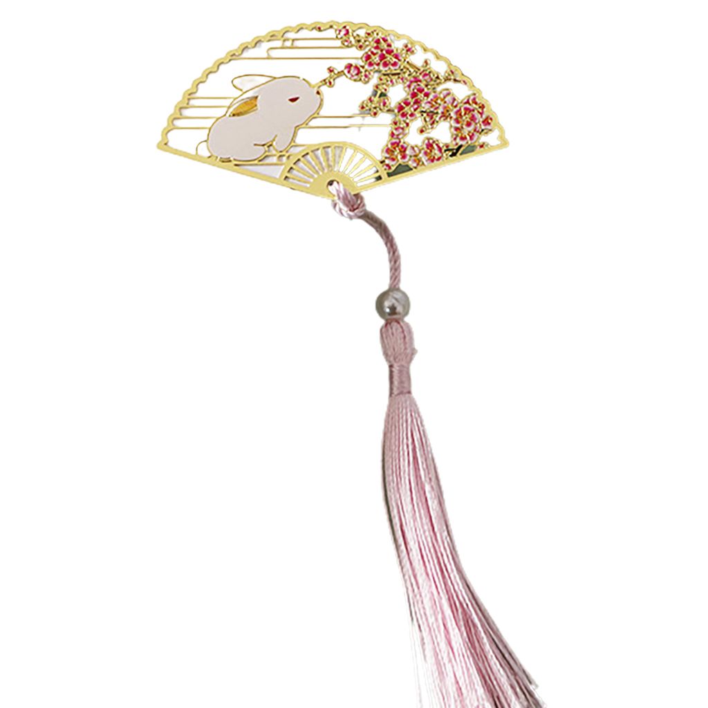 Buchmarke Elektroplate wiederverwendbare Faltungslüfungsform Chinesischer Stil Anmutig Tagebuch Buch Marker Schreinbedarf-H