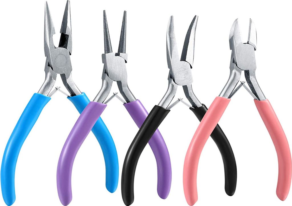 MMOBIEL 4Pcs Schmuckzangen Set Herstellungswerkzeuge Kit, Produktbild 