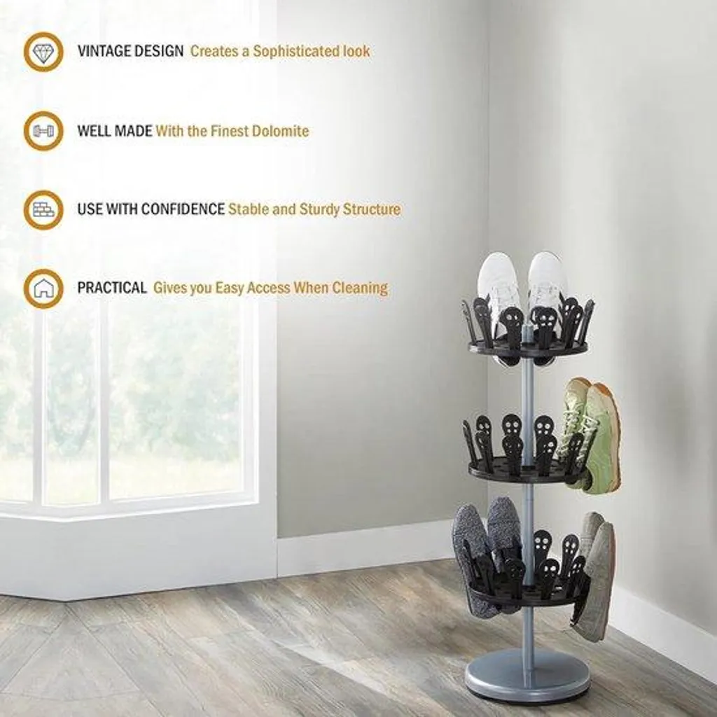 Rangement chaussures noir modulable pour dressing et entrée moderne