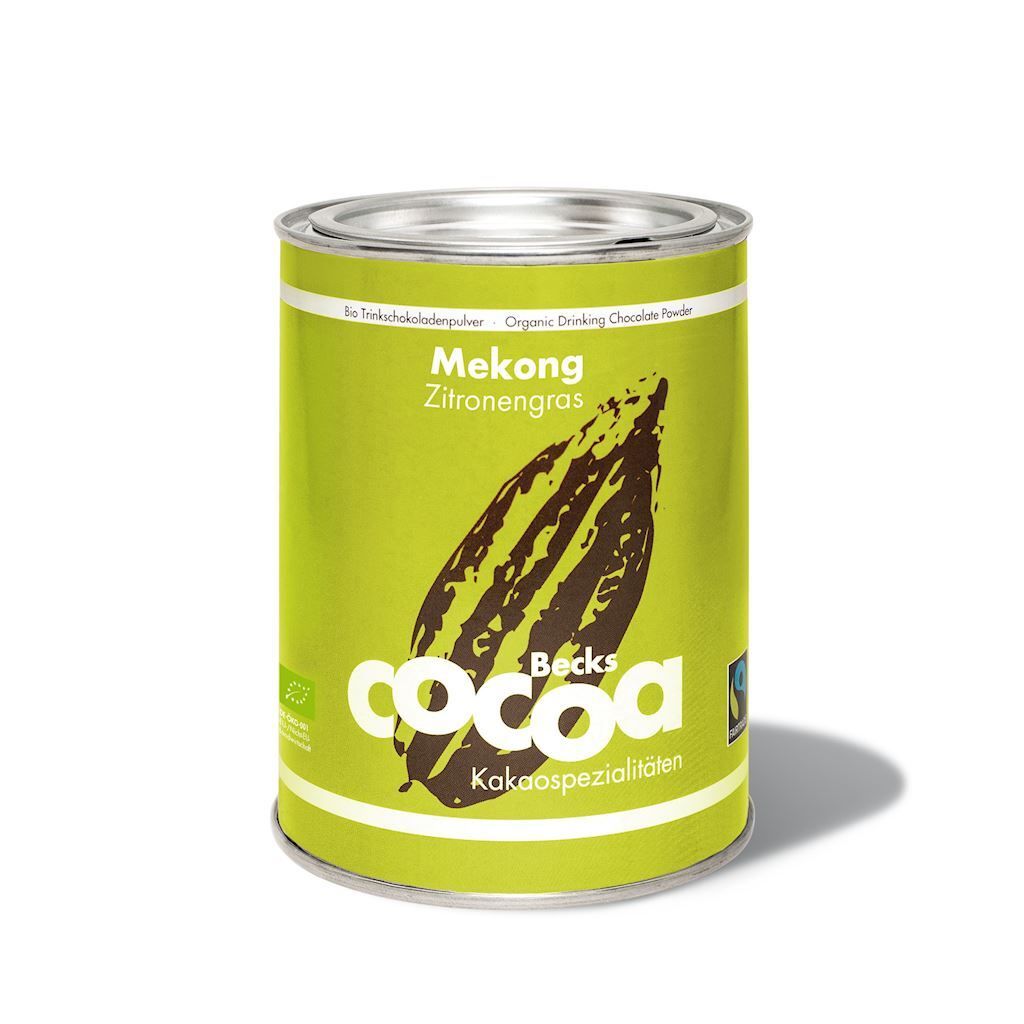 TRINKSCHOKOLADE MIT ZITRONENGRAS FAIR TRADE GLUTENFREI 250 g - BECKS KAKAO