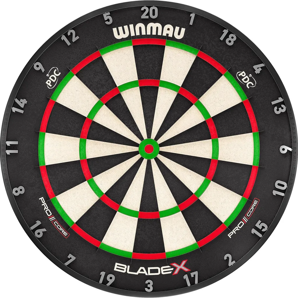 Cible de Fléchettes Winmau Blade X pour Entraînement et Tournoi PDC