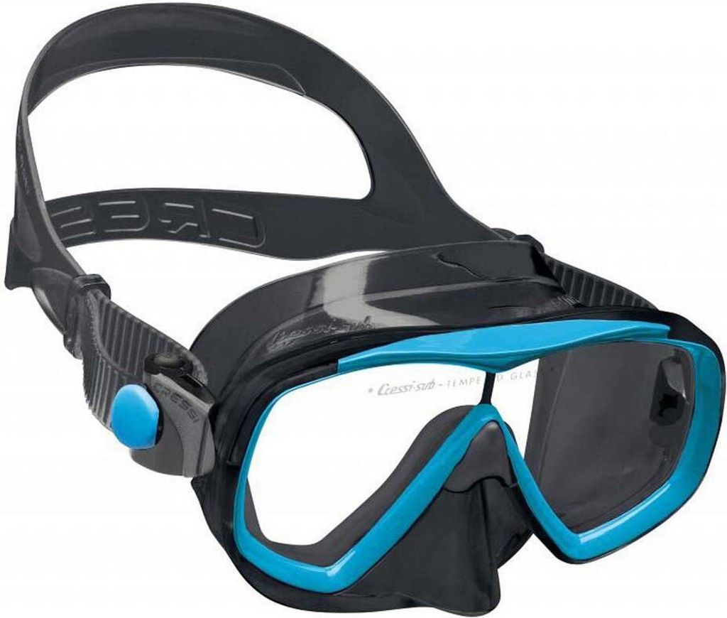 Cressi Estrella Tauchmaske Blau,Schwarz Blau,Schwarz One Size