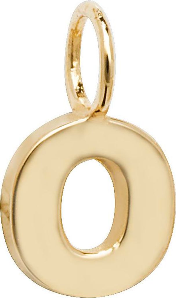 Schöner 9 Karat (375) Gold Buchstaben / Initiale Damen - Anhänger - 6mm*6mm; TRS35311LTO